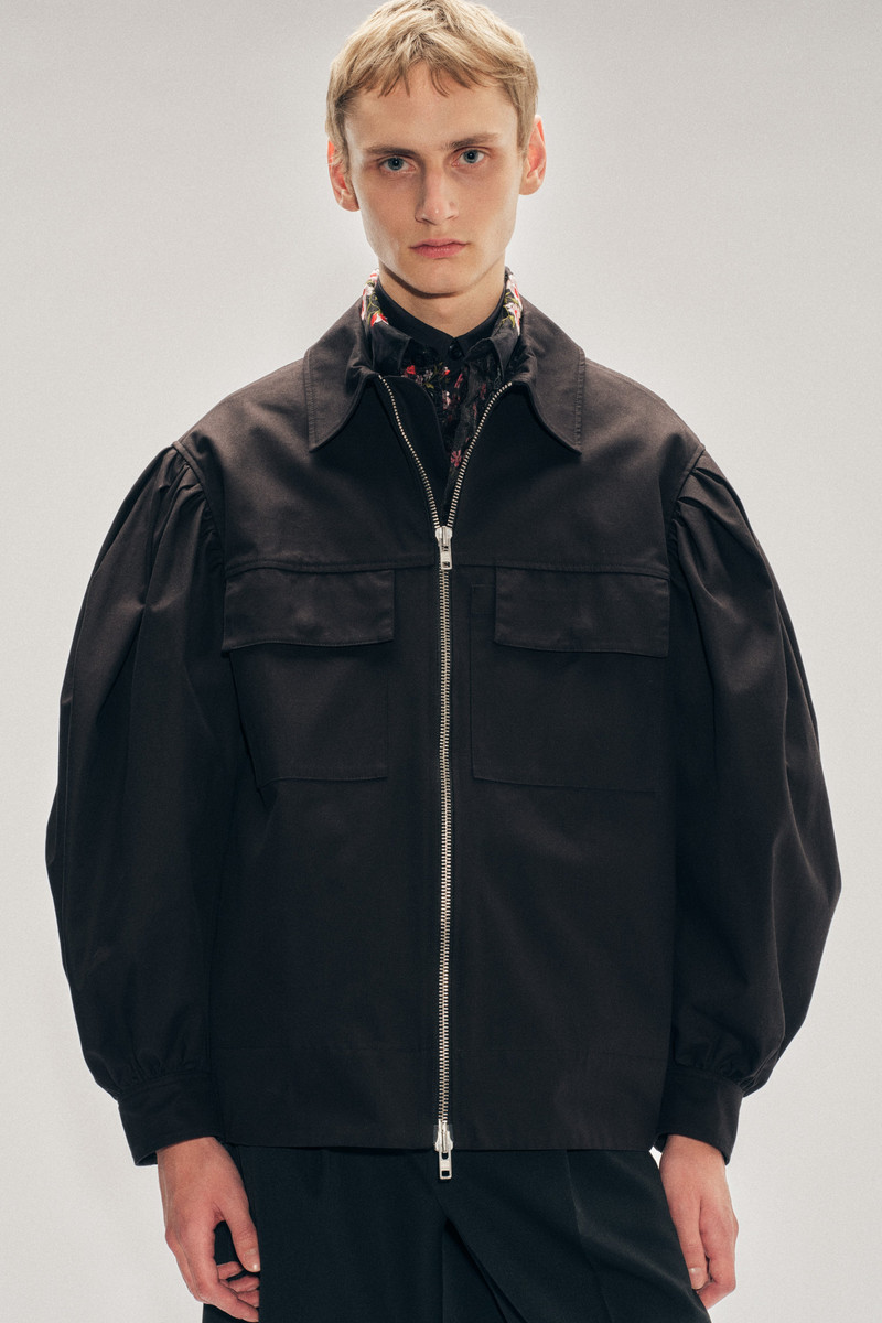 Puff Sleeve Utility Pen Pocket Jacket 4