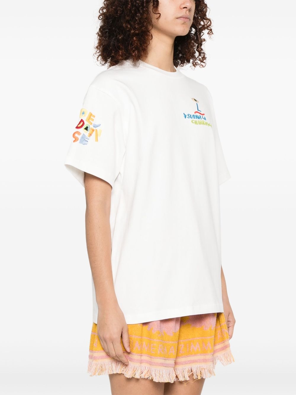 embroidered T-shirt - 3