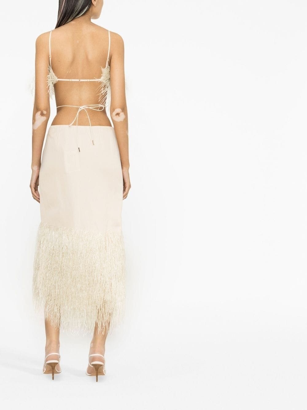 La robe Raphia fringed dress - 4