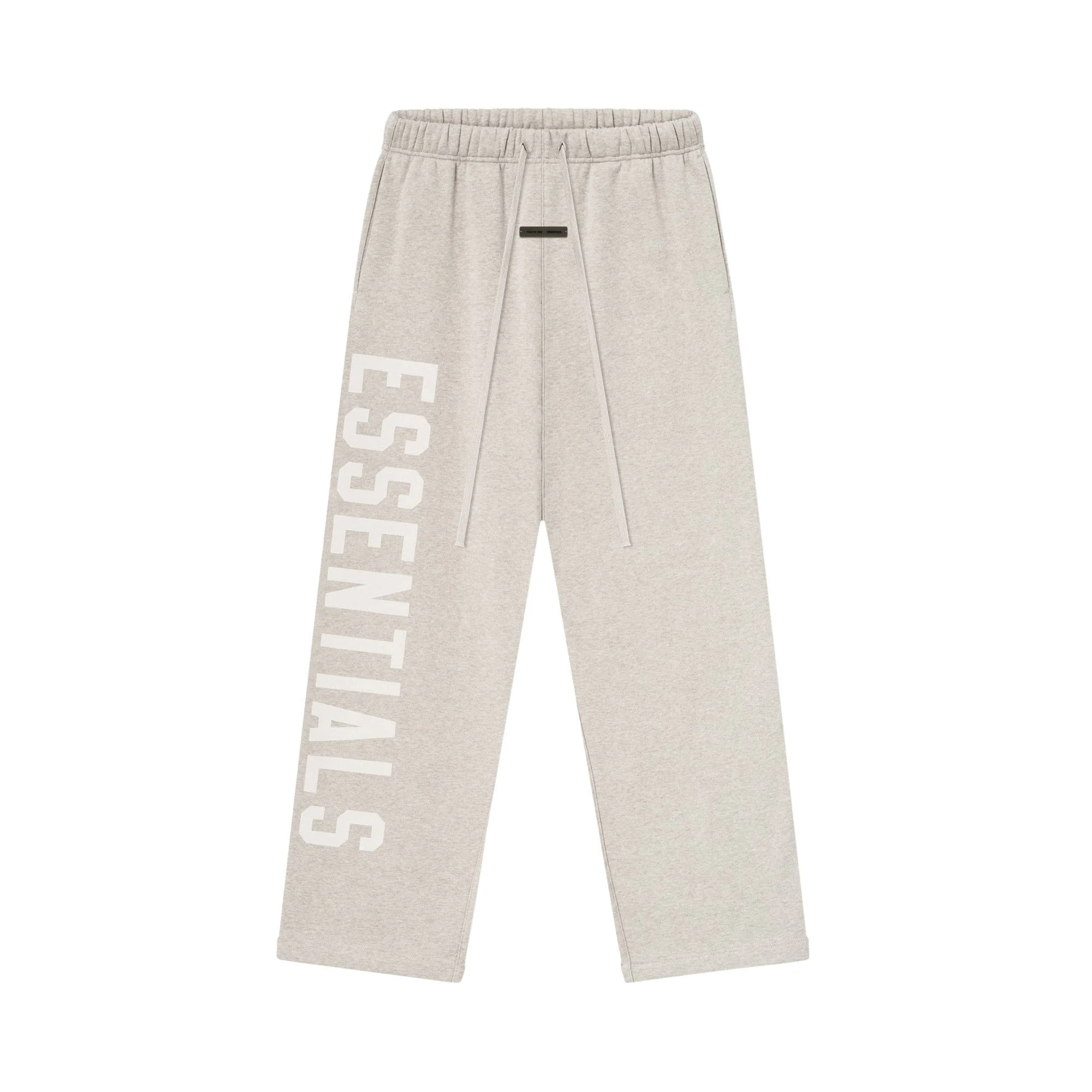 Fear of God Essentials Lounge Fleece Sweatpant 'Heather Stone' - 1
