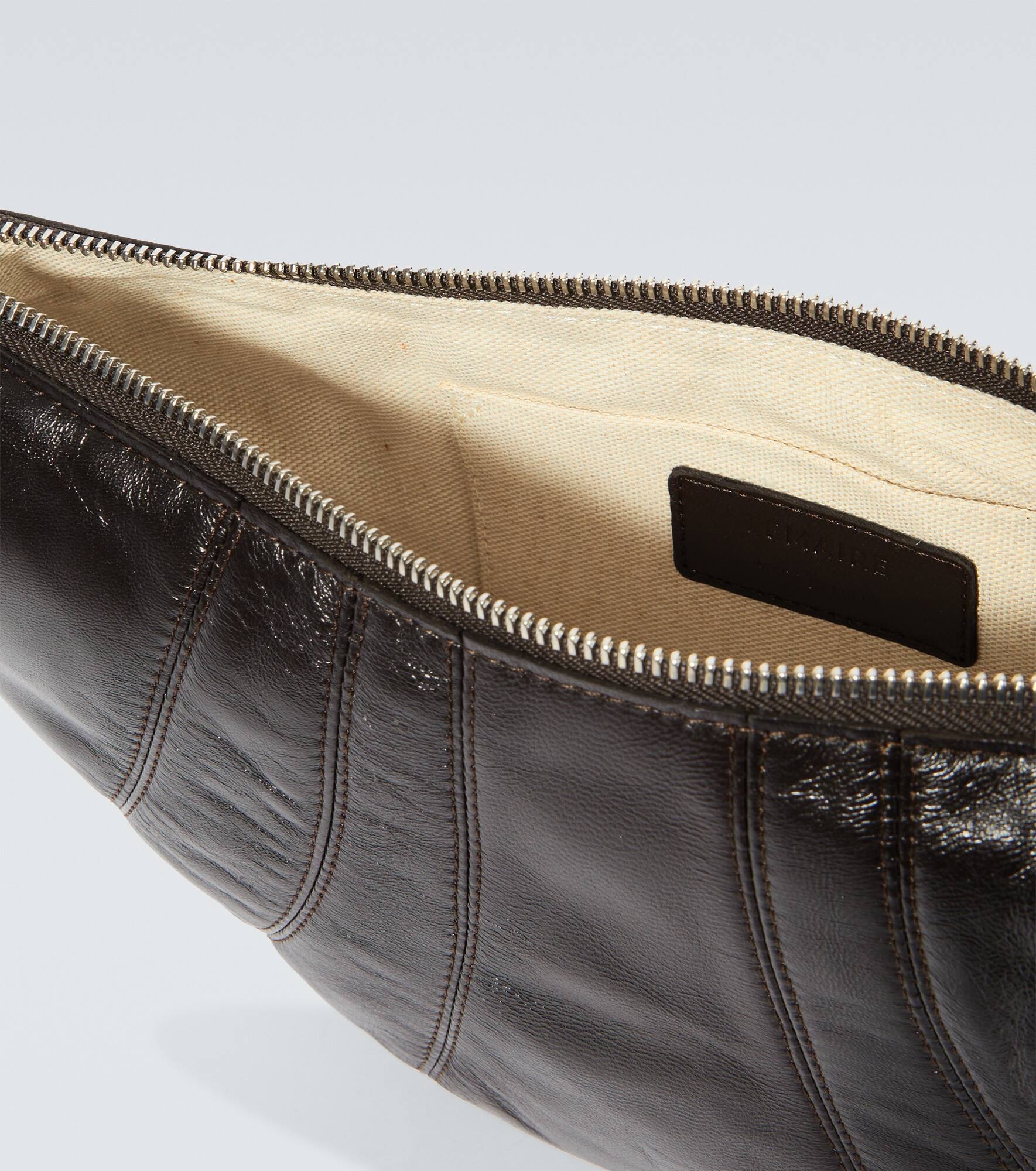 Croissant Small leather shoulder bag - 4