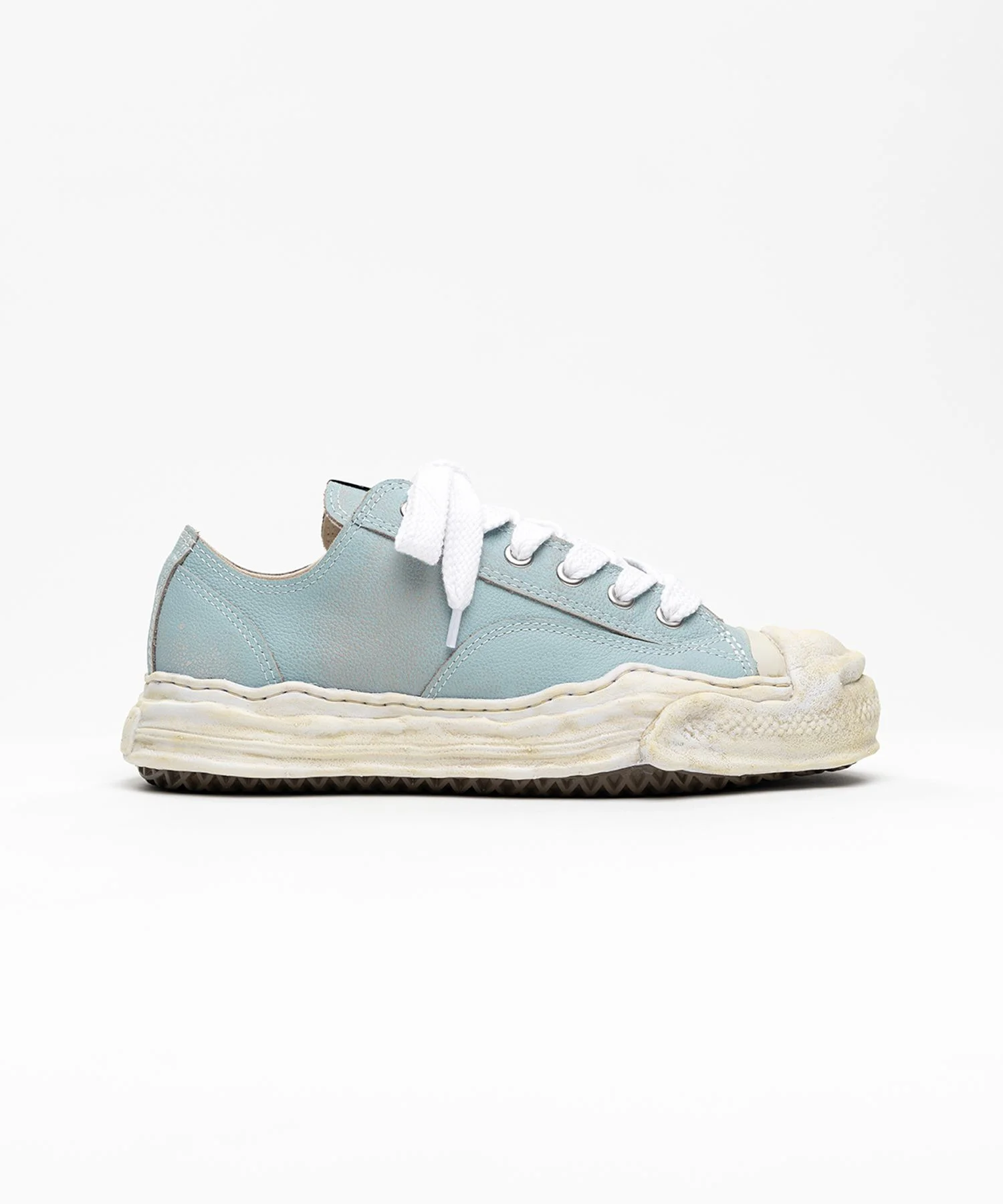 "HANK" OG Sole Shrink Leather Low-top Sneaker - 1