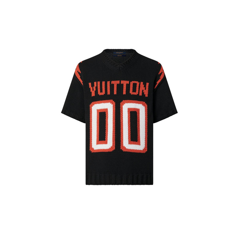 Chunky Intarsia Football T-Shirt - 1