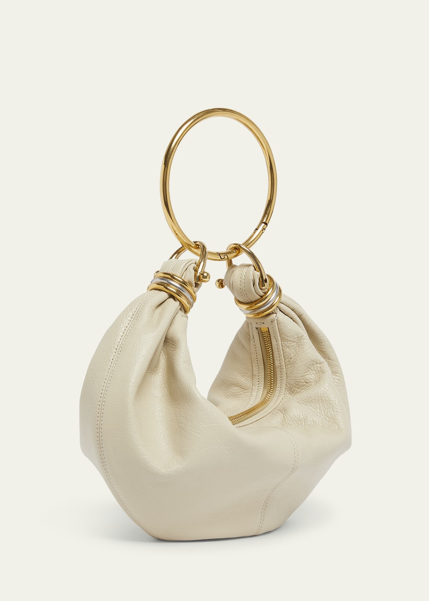 Bracelet Bag Mini in Shiny Grained Calfskin - 2