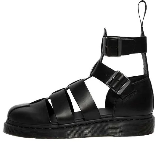 Dr. Martens Geraldo Leather Gladiator Sandals Black 15696001 - 1
