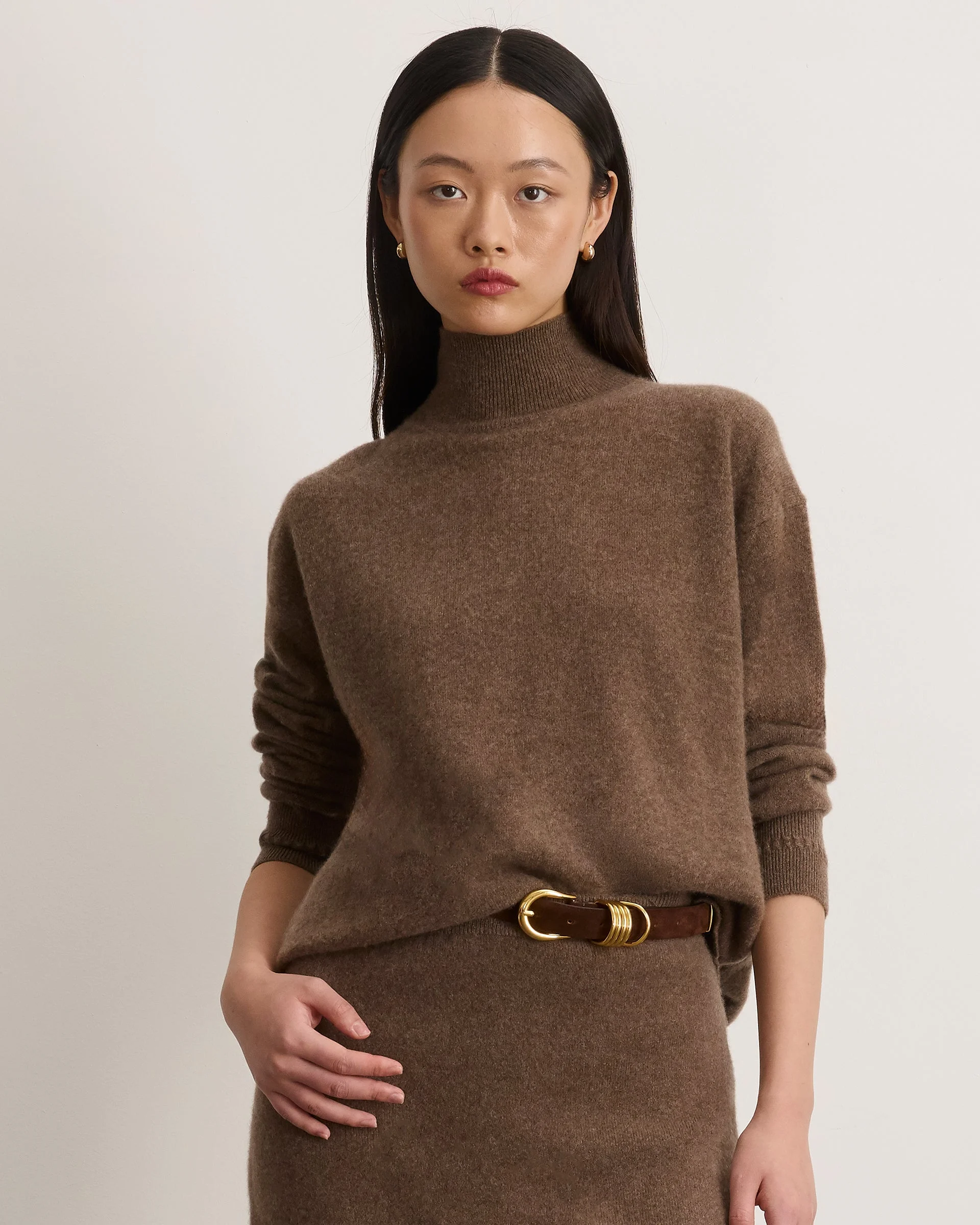 TIPPER CASHMERE TURTLENECK - 1