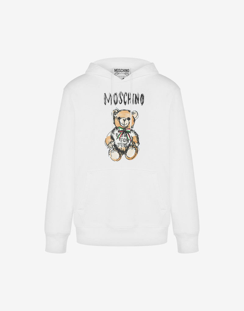 DRAWN TEDDY BEAR HOODIE - 1