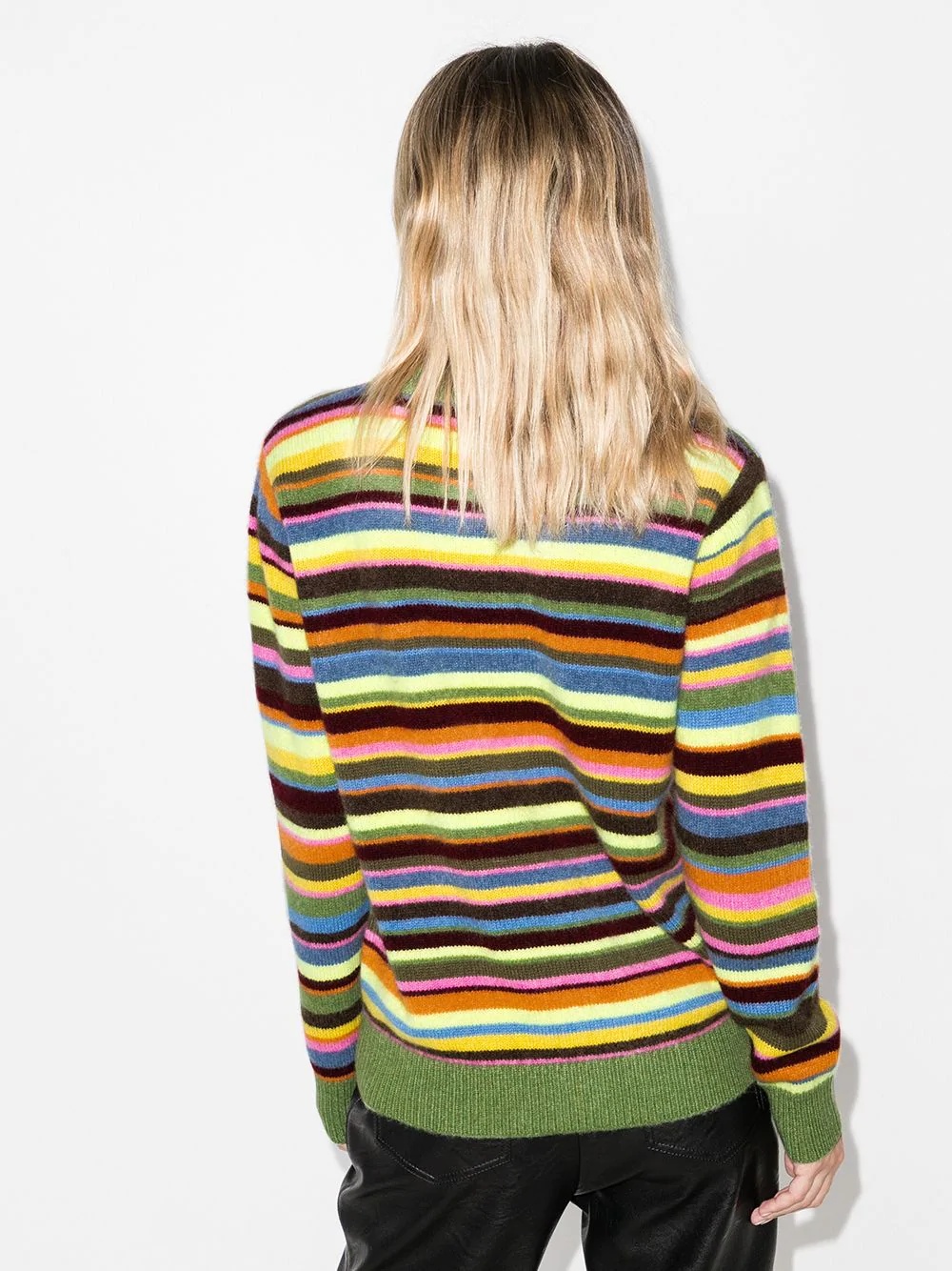 striped crewneck jumper - 3