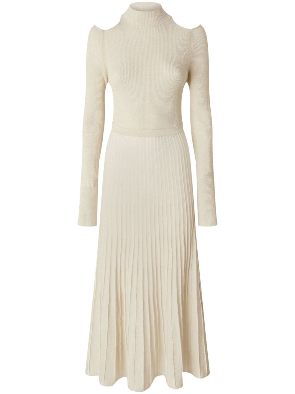 knitted pleated dress - 1