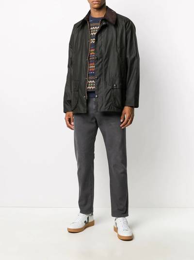 Barbour Bedale snap-fastening jacket outlook