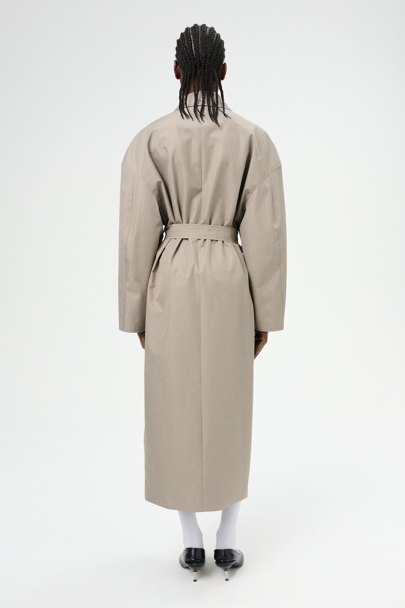 Court Coat Doubleganger Beige Mel Nylon - 6