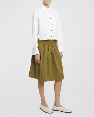 Proenza Schouler Olive Pull-On Skirt outlook