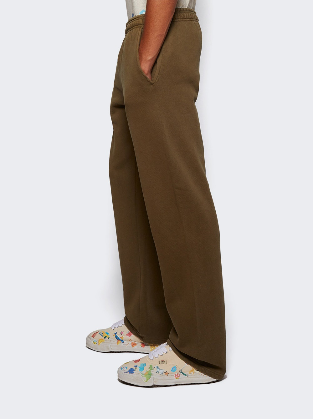 Straight Leg Sweatpant Military - 3
