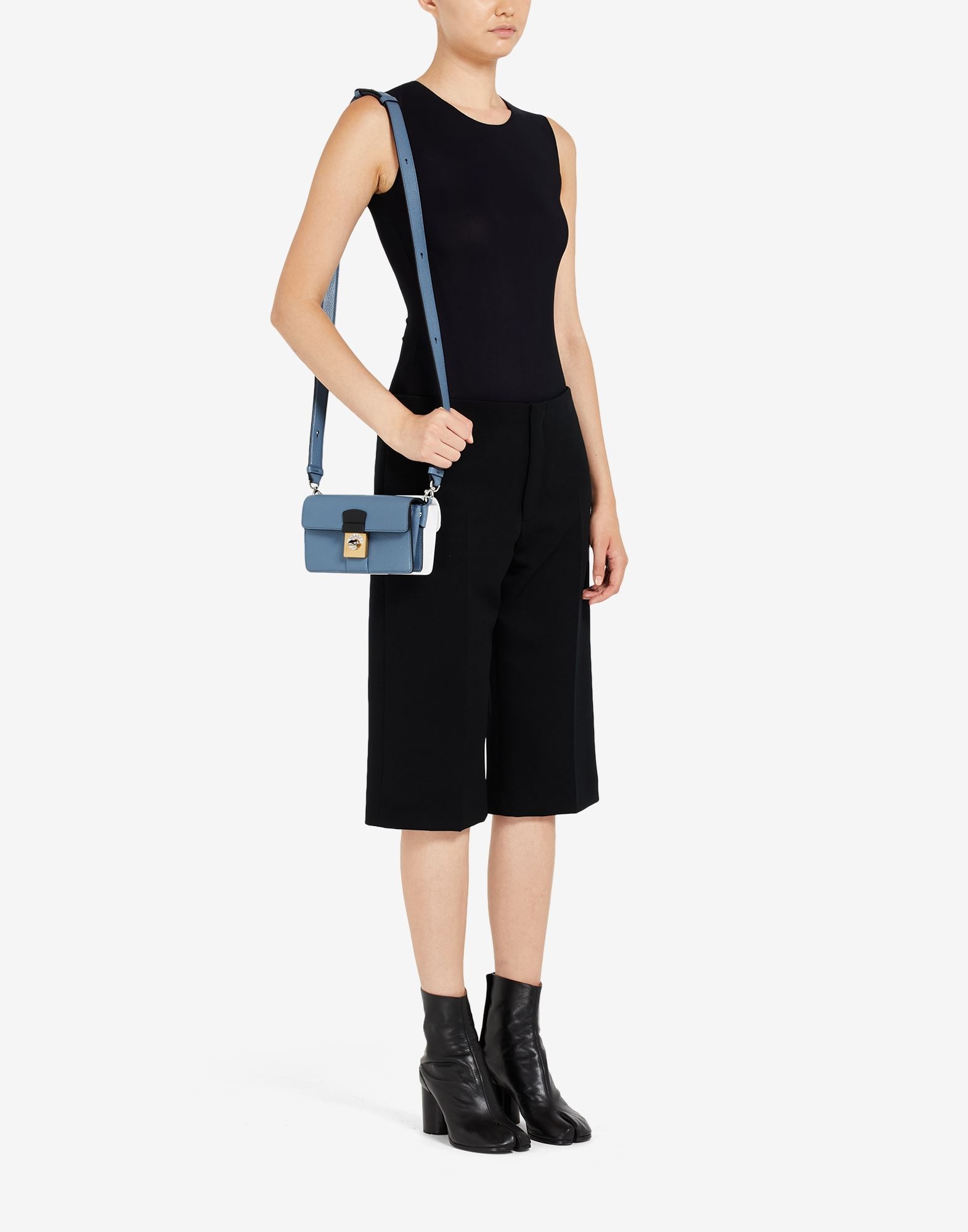 New Lock mini double flap clutch bag - 6