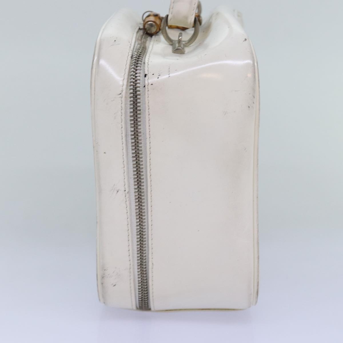 GUCCI Hand Bag Patent Leather White 000 270 000 270 - 5