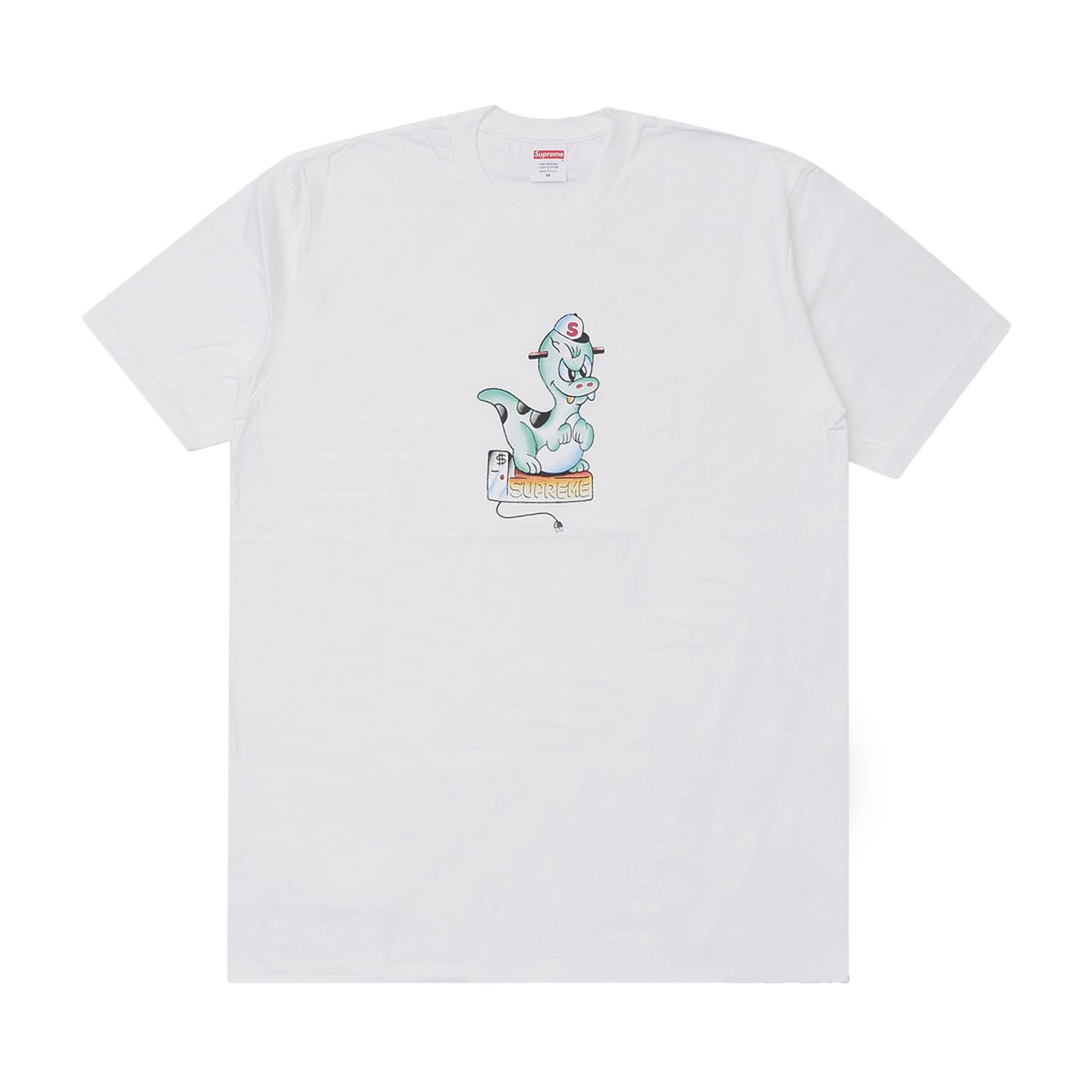 Supreme Dinosaur Tee 'White' - 1