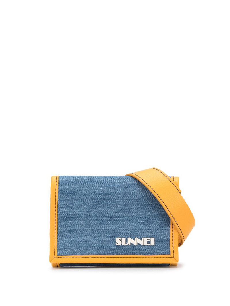 logo print trifold wallet 1
