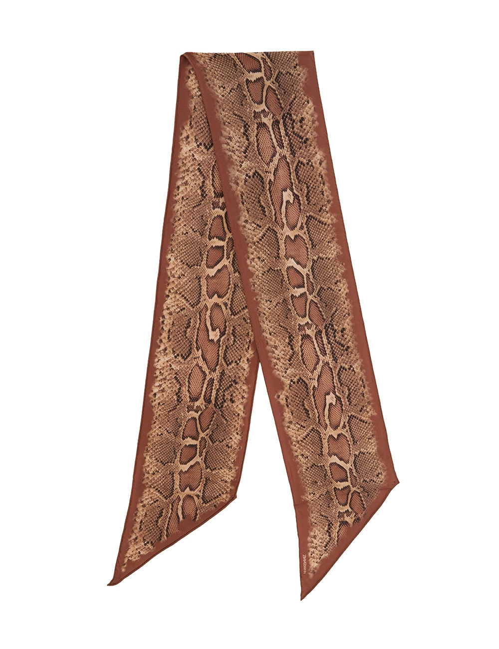 PRINTED SILK NECK SCARF - 3