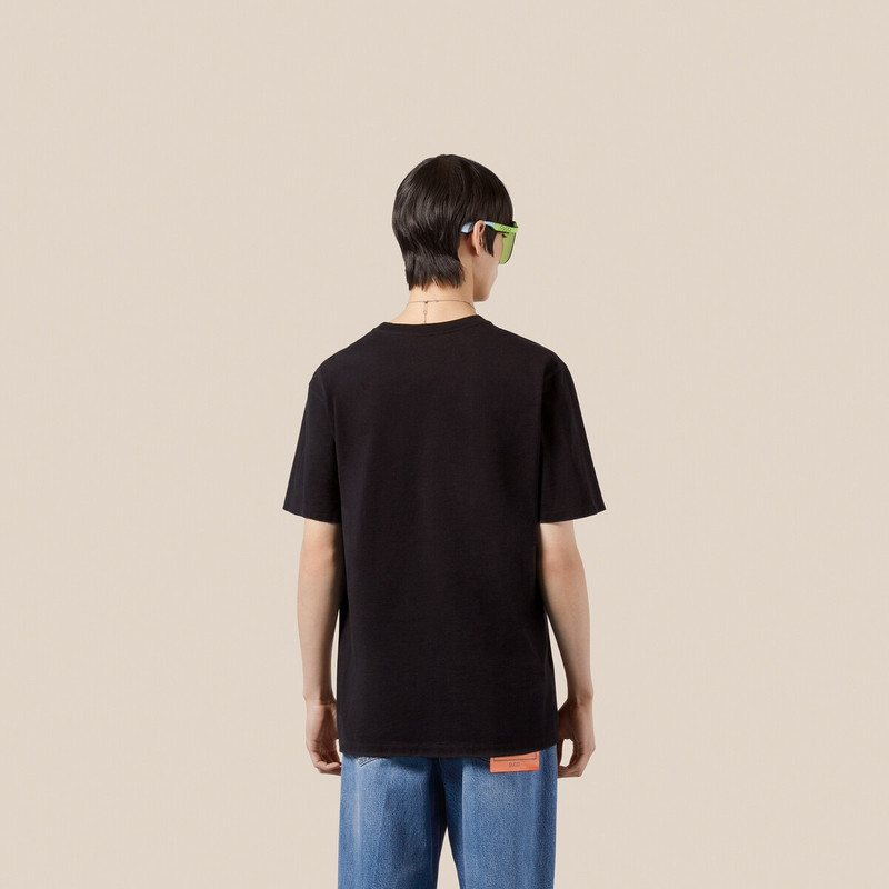 Gucci animal print cotton T-shirt 6