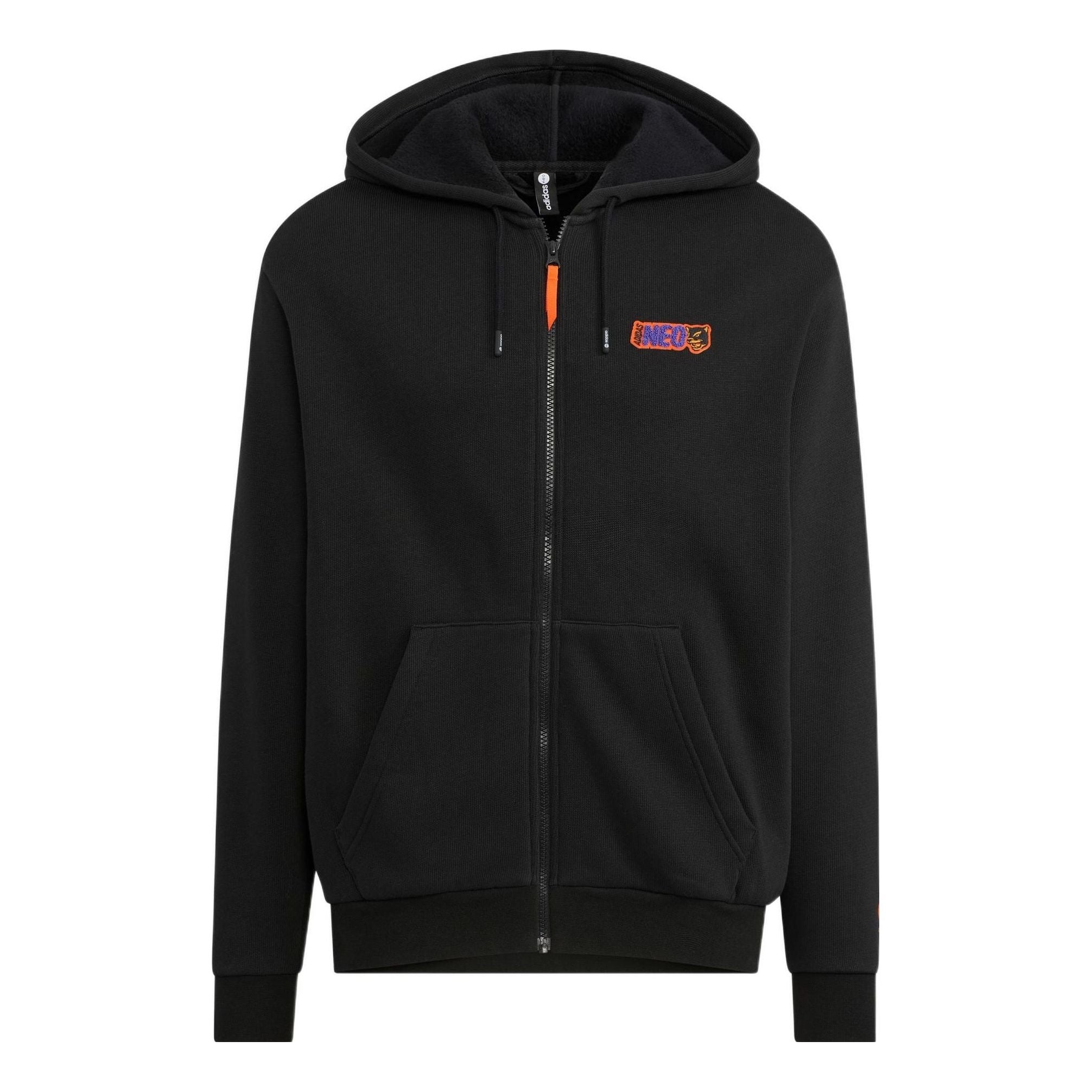 adidas Neo U VBE Hoodie 4 'Black' HN4735 - 1