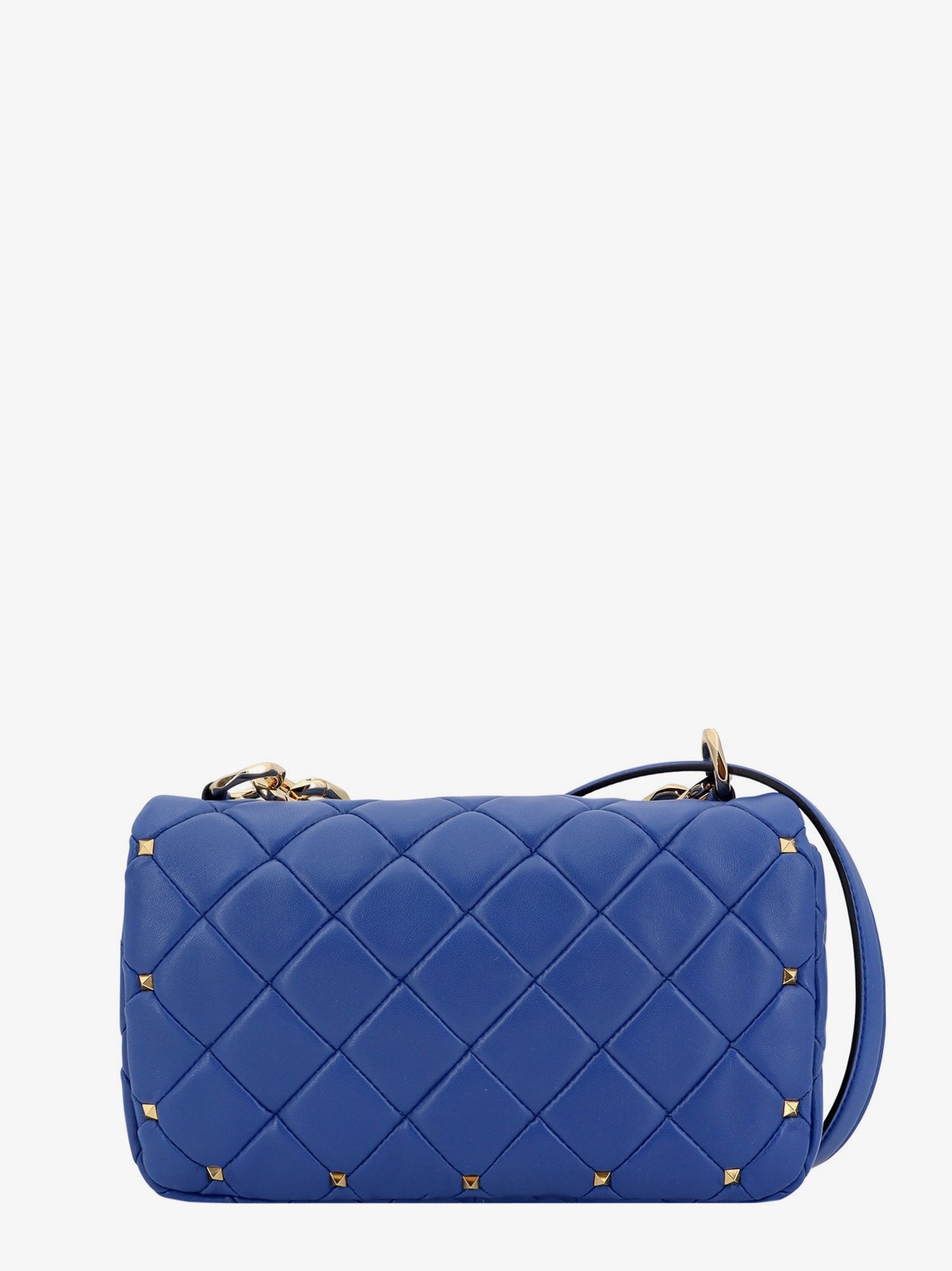 Valentino Garavani Woman Rockstud Spike Woman Blue Shoulder Bags - 2