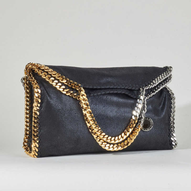 Stella McCartney Stella McCartney Women's Falabella Foldover Black Tote Bag outlook
