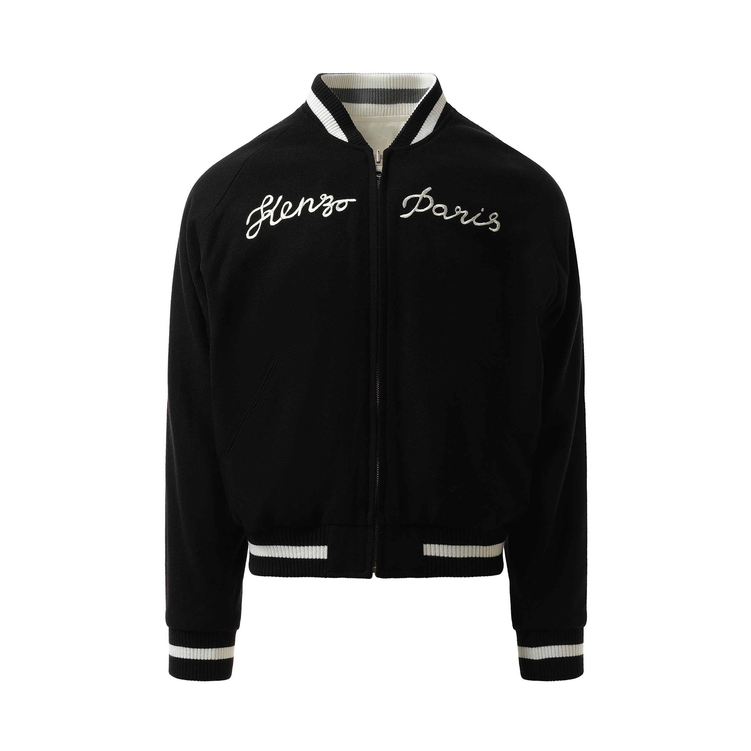 Kenzo Elephant Reversible Souvenir Jacket in Black - 2