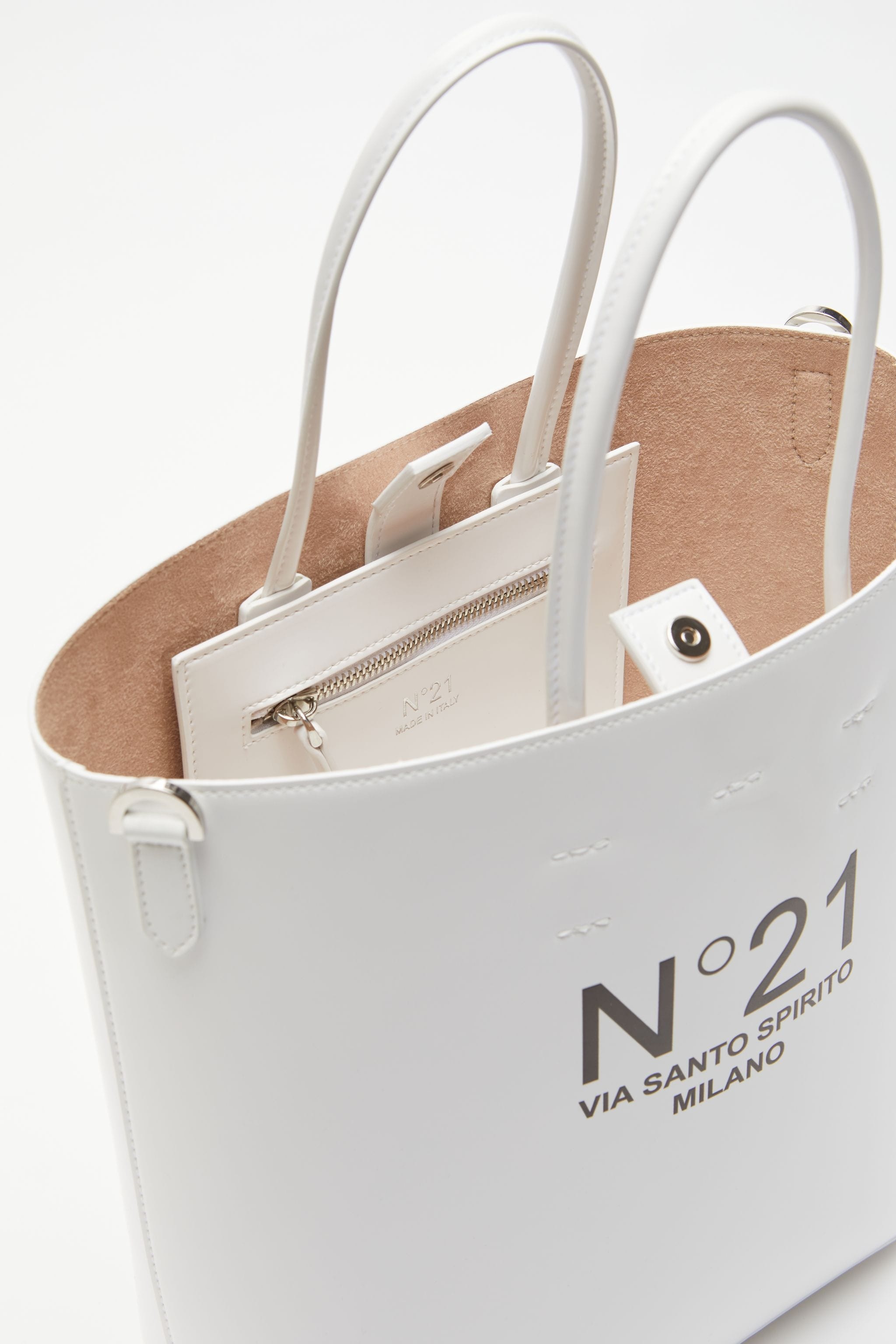 SMALL LOGO-PRINT SHOPPER - 5