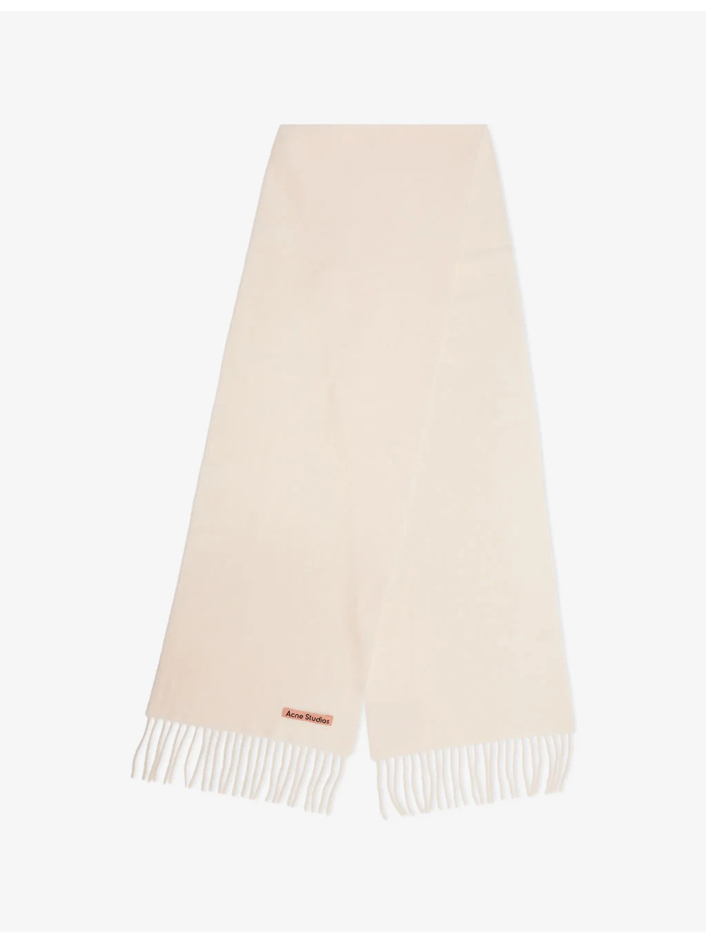 Fringe Wool Scarf - 1