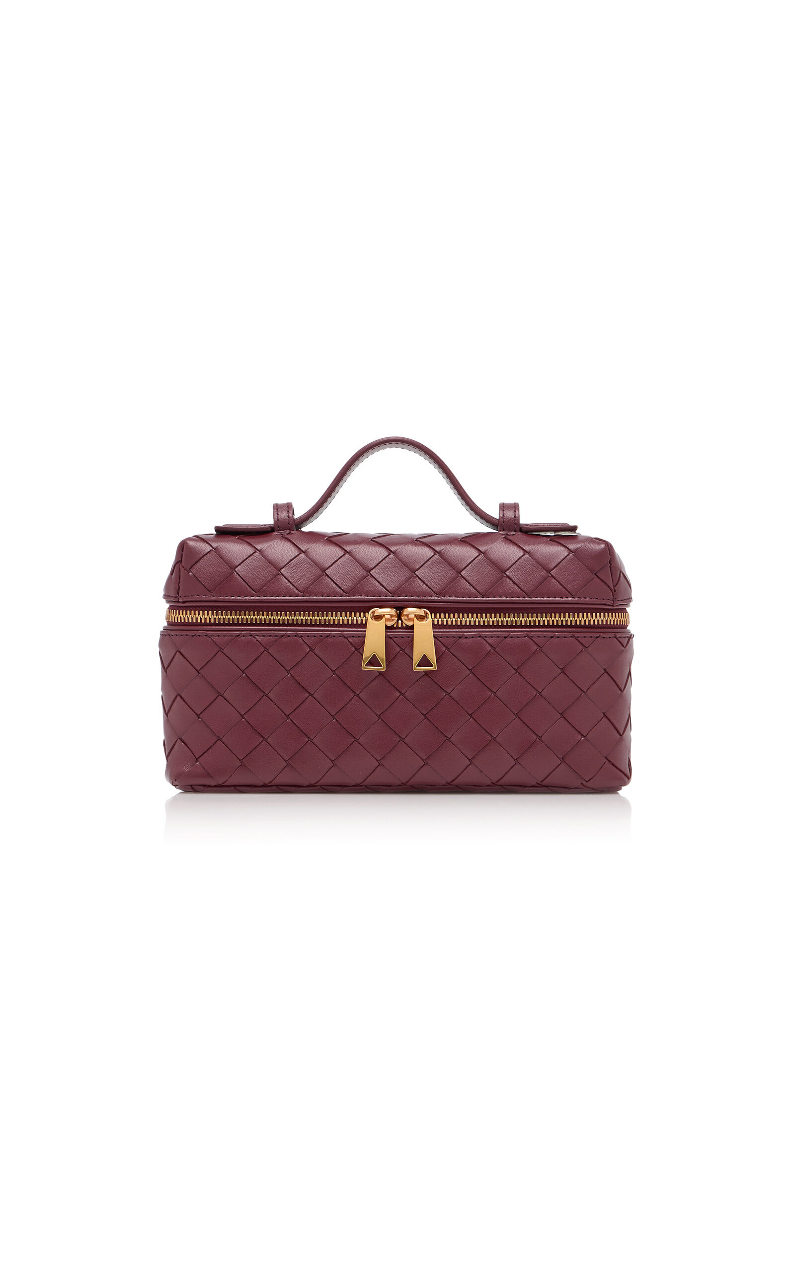 Bang Bang Intrecciato Leather Vanity Case burgundy - 8