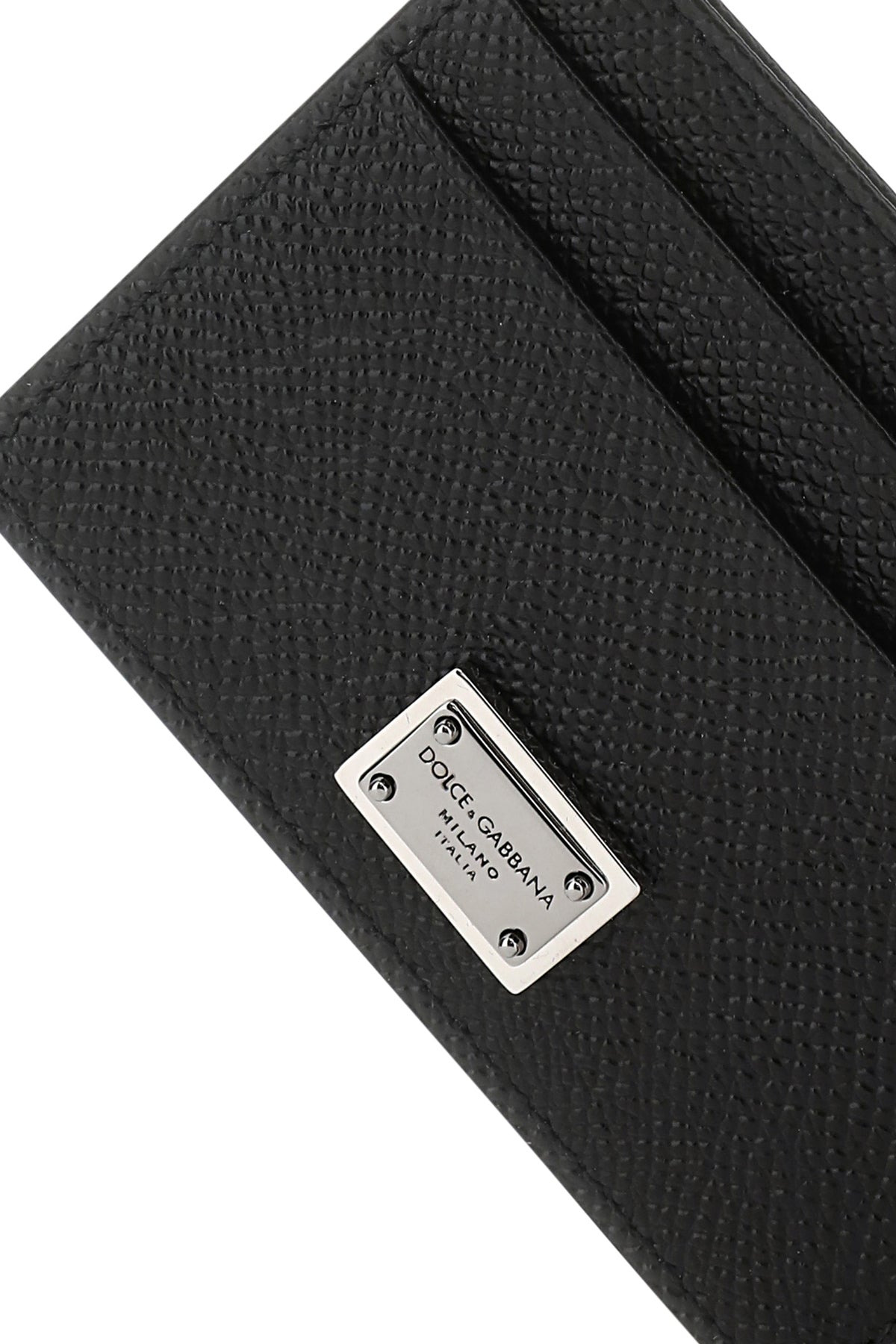 Black leather card holder - 4