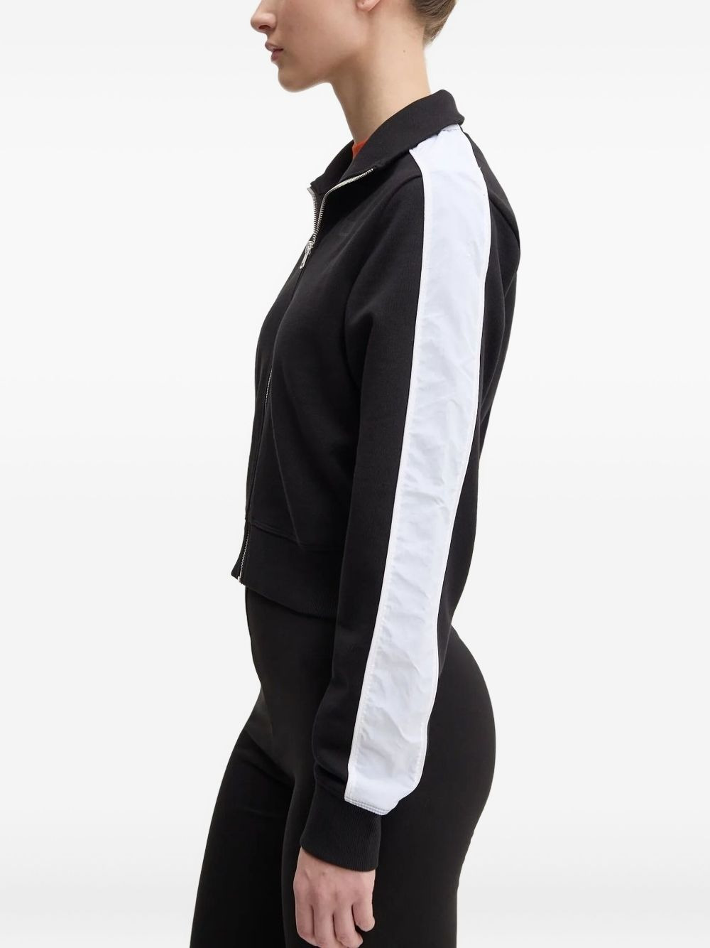 panelled zip-up top - 3