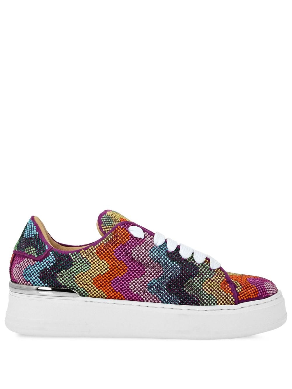 Crystal Waves Rainbow suede sneakers - 1