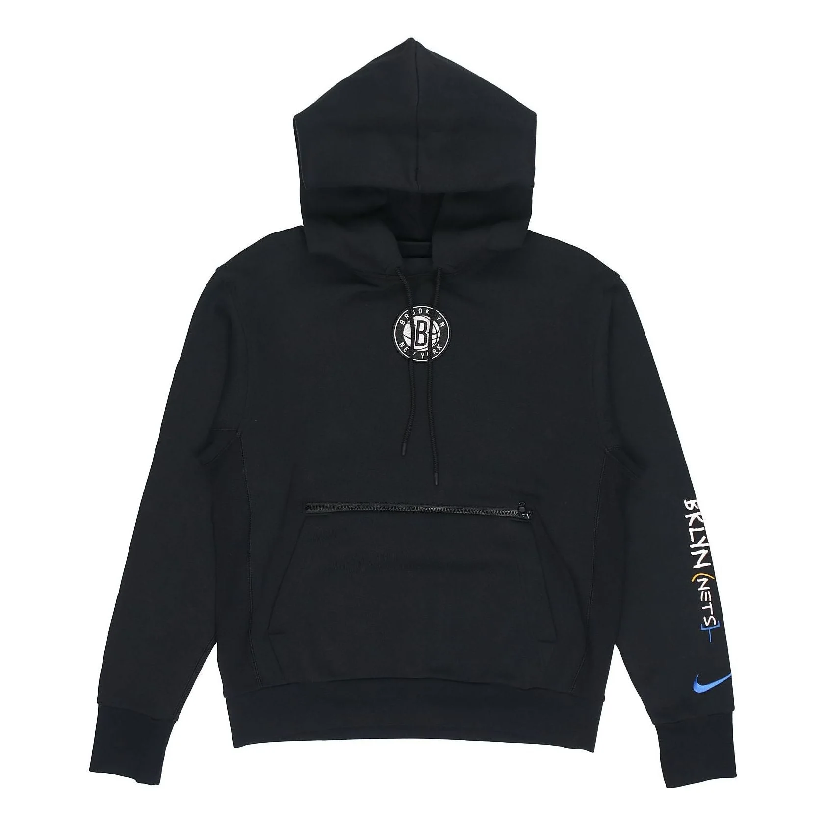 Nike NBA MENS Courtside Brooklyn Nets Embroidered Black CN1805-010 - 1