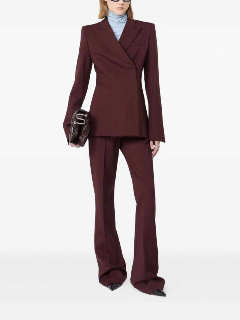 Sportmax flared tailored trousers outlook