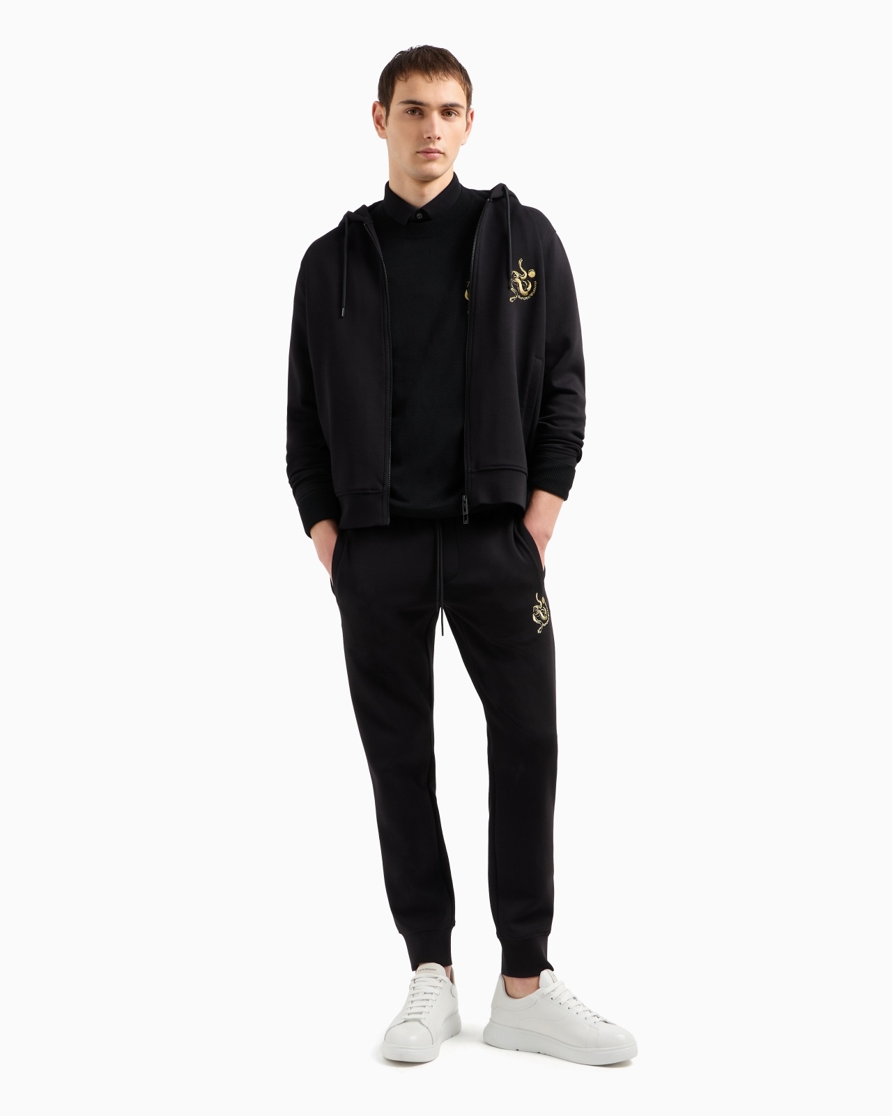 SMOOTH VIRGIN-WOOL JUMPER WITH LUNAR NEW YEAR EMBROIDERY - 4
