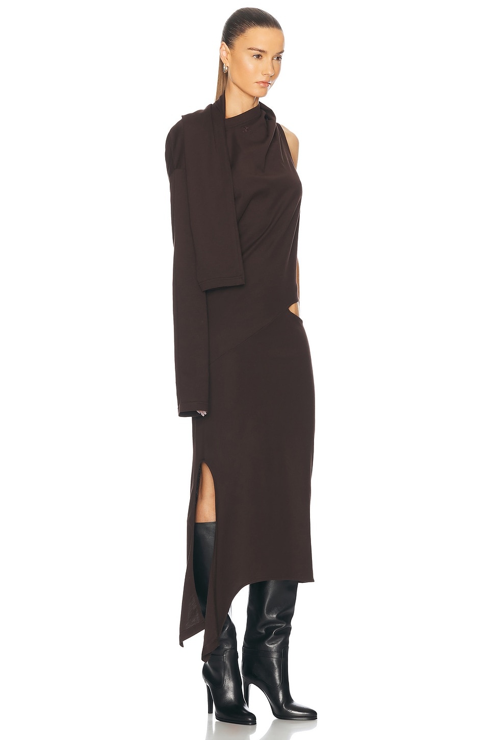courrèges Off-Shoulder Dress | forward | REVERSIBLE