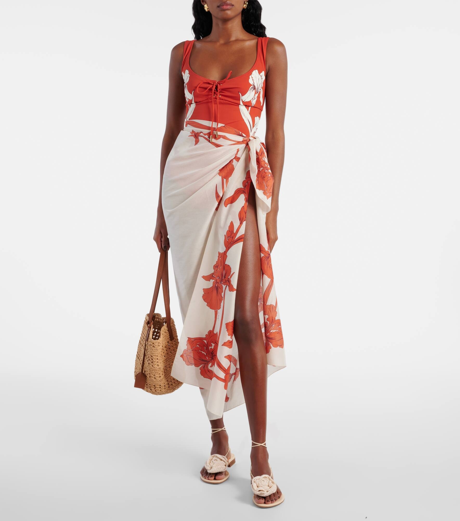 Sunset floral swimsuit - 6