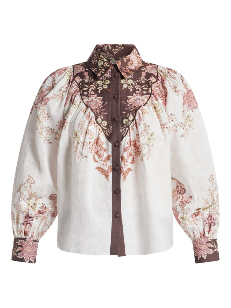 Diza floral buttoned shirt 1