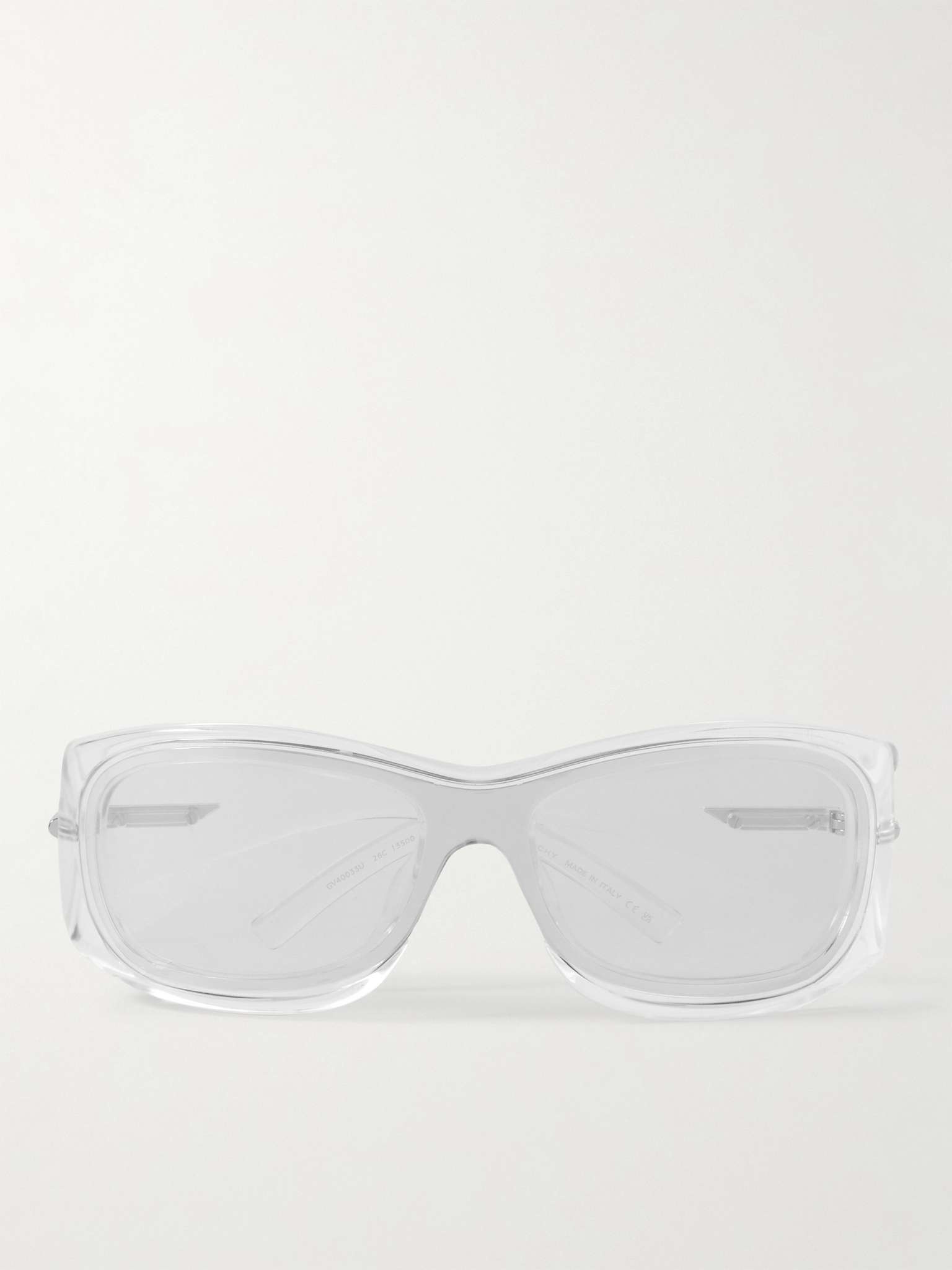 G180 Injected Wrap-Around Acetate Sunglasses - 1