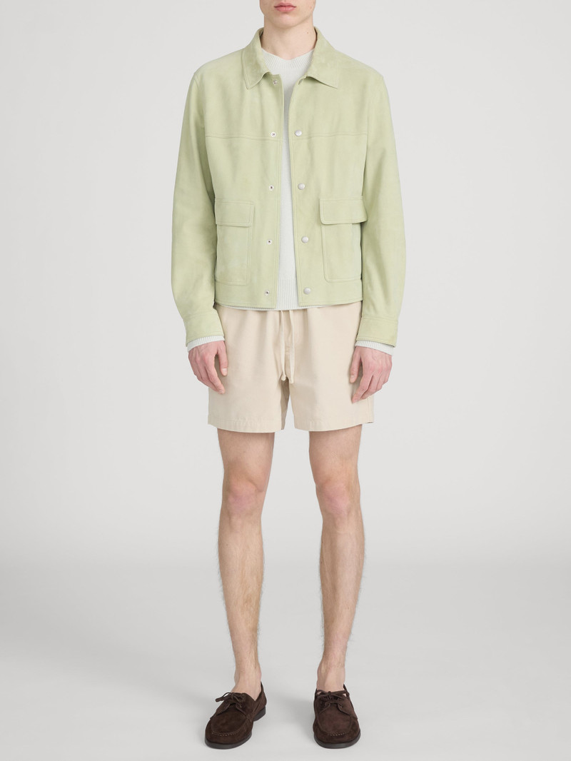 FRAME Suede Trucker Jacket outlook