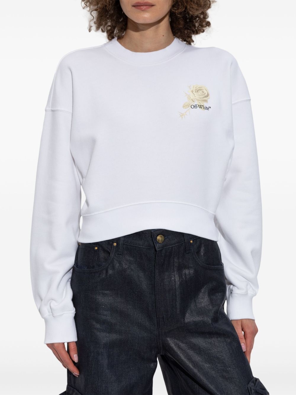logo-print sweatshirt - 3