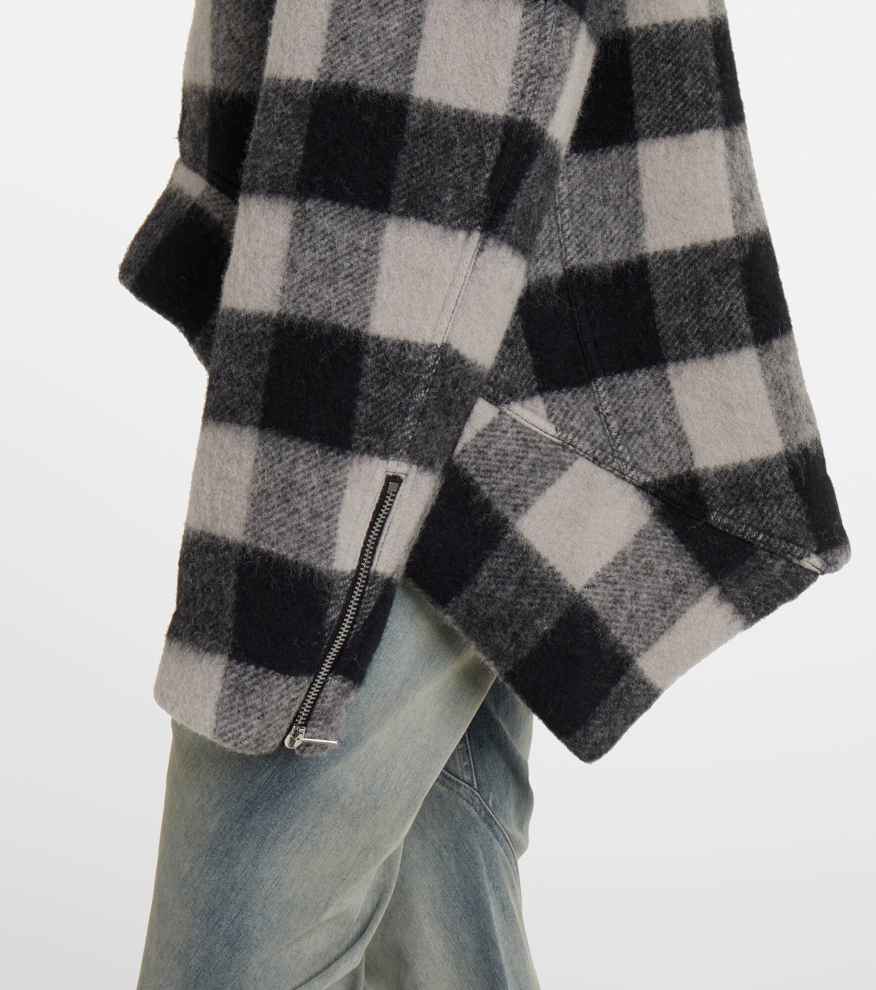 Exploder checked virgin wool jacket - 5
