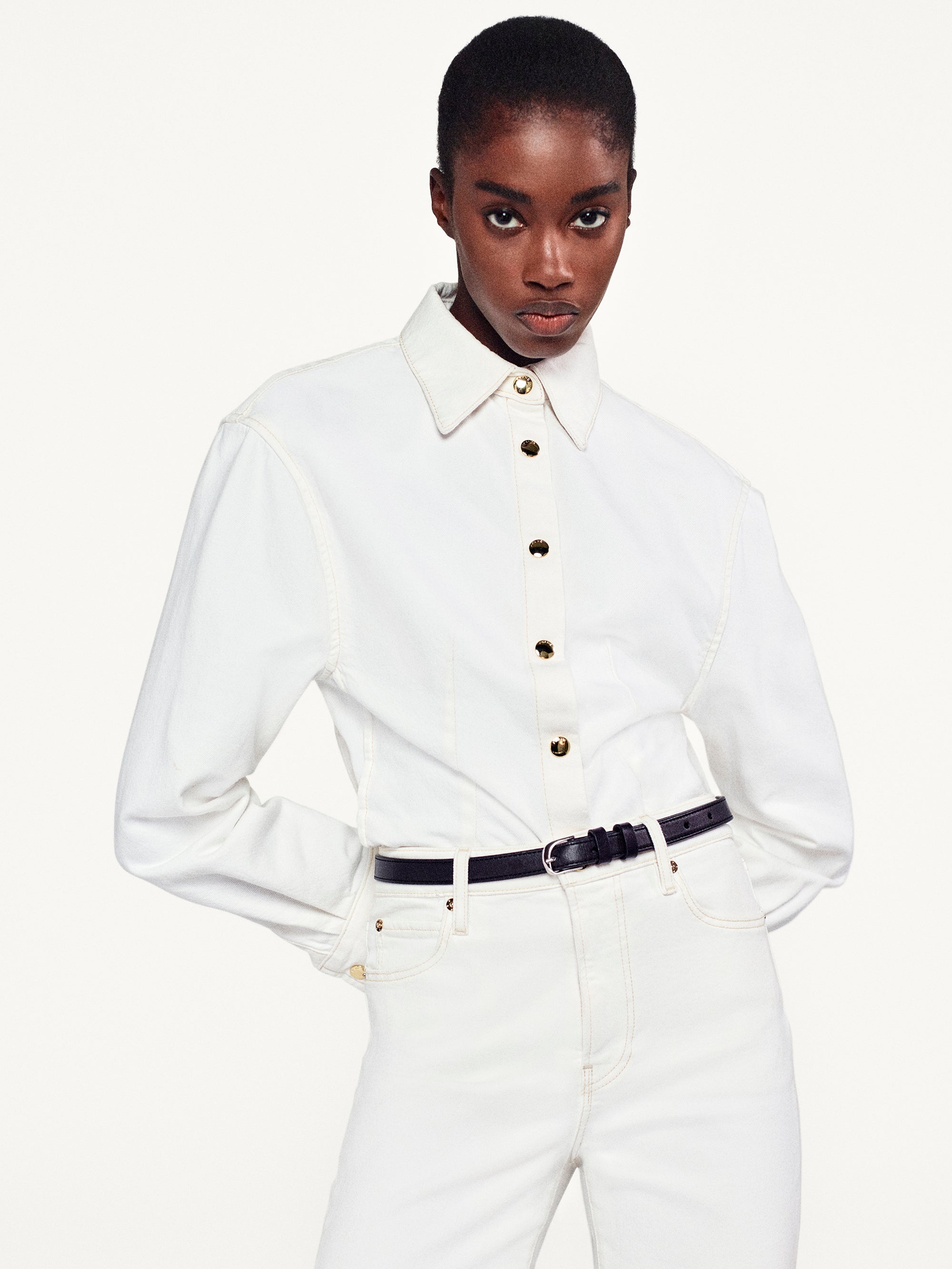 The Sculpted Shirt in Au Natural Clean - 2