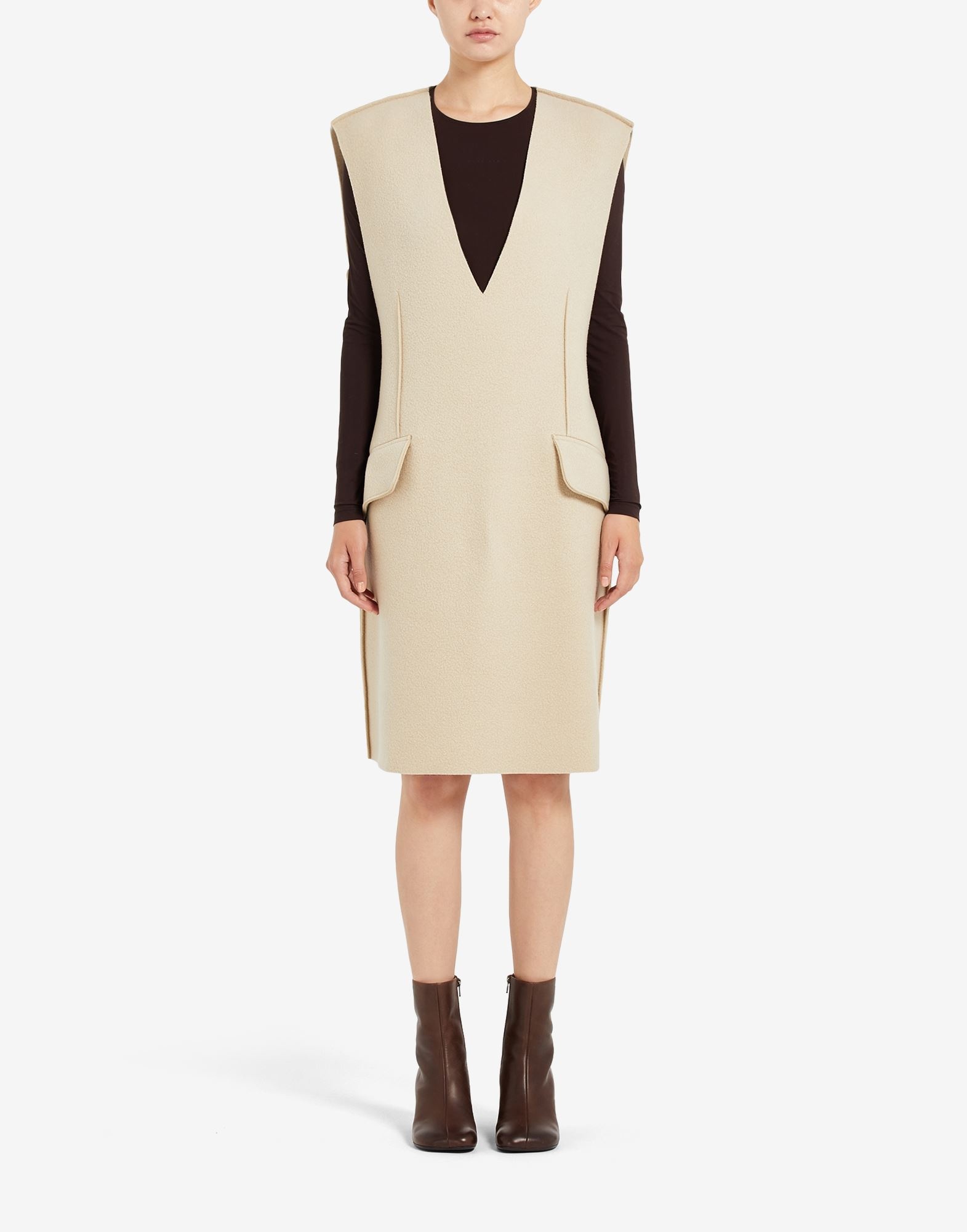 Wool sleeveless dress - 2