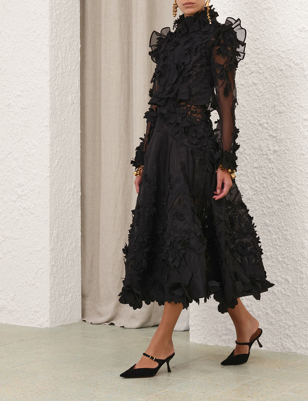 HYPNOTIC APPLIQUE DRESS - 3