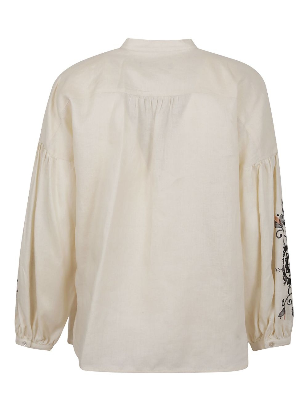 embellished-sleeve blouse - 2