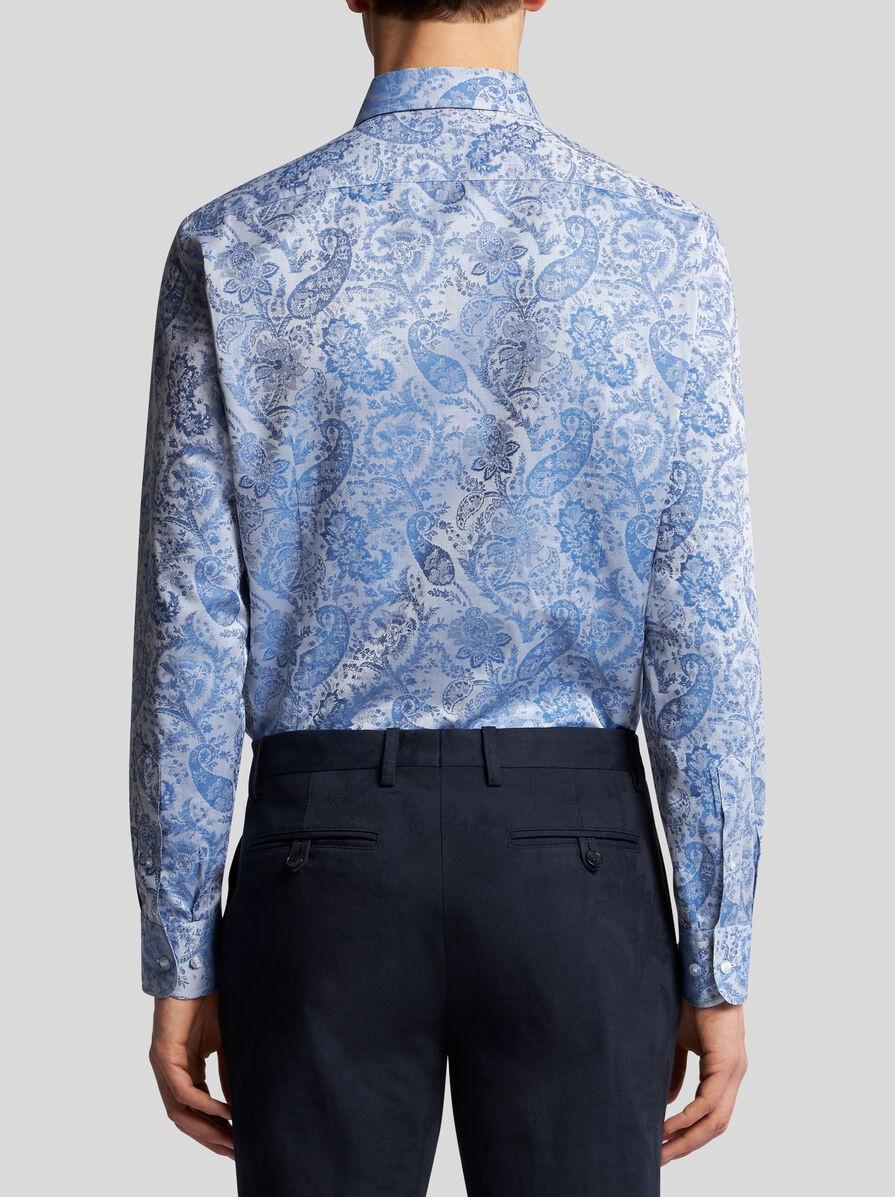 シャツ Etro Floral Paisley Printed Poplin Shirt ETRO Etro Floral Printed Shirt - Shirts - Free Shipping