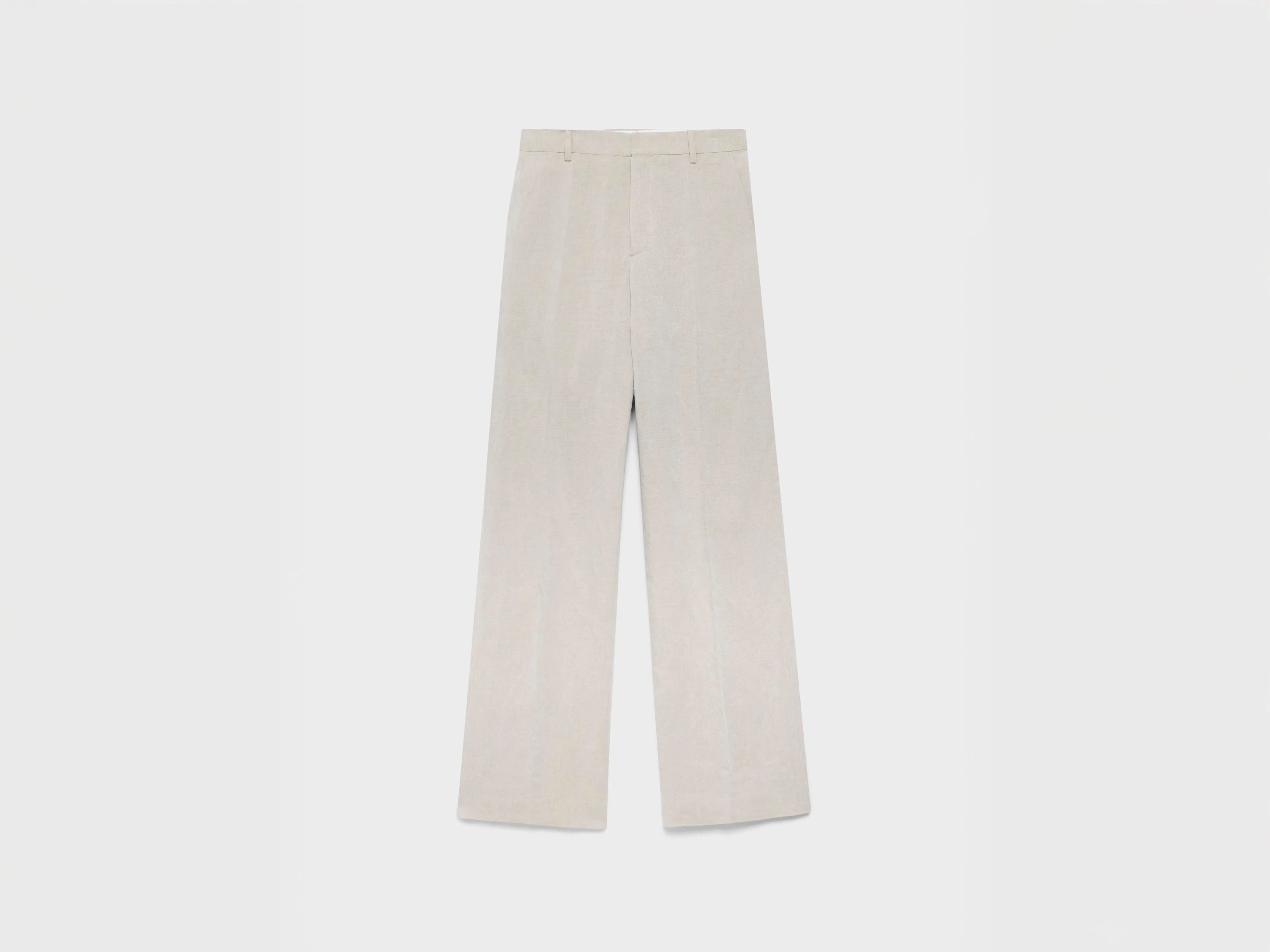 WOMENS TAILORED TROUSERS IN NATURAL - 1