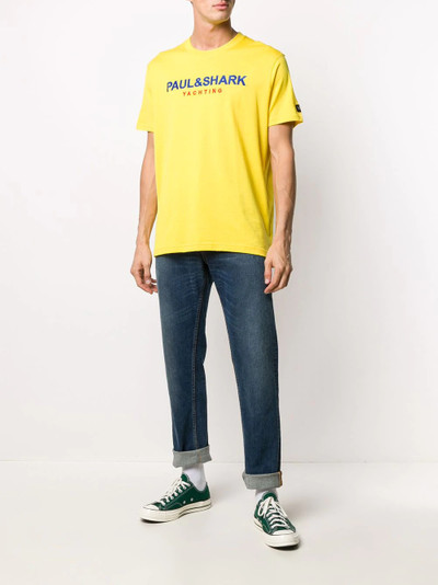 Paul & Shark logo-print crew-neck T-Shirt  outlook